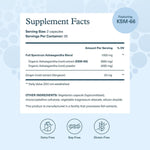Youtheory Ashwagandha - with Organic KSM-66 Ashwagandha - Herbal Blend to Support Stress Relief & Energy Levels* - Helps Support Mood* - 60 Vegetarian Capsules (30-Day Supply)