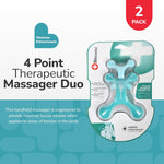 BioSwiss 2-Pack Handheld Full Body Massager for Back, Neck, and Shoulder