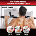 Iron Gym Pull-Up Bar - Adjustable Doorframe Chin-Up Bar for Total Upper Body Workout