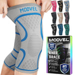 Modvel 2 Pack Knee Brace for Women and Men - Knee Support