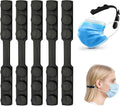 5Pcs Silicone Mask Holder Mask Ear Saver, Face Mask Extender Strap, Face Mask Holder to Protect Ears, Mask Straps for Back of Head, Adjustable Ear Savers for Face Masks, Soft Reusable Extension Bands