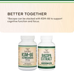 Double Wood Supplements Ashwagandha KSM 66 Organic Extract 600mg