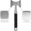 KitchenAid Gourmet Multi Sided Meat Tenderizer for Pounding Meats, Nuts, Shellfish, ect, Hang Hole for Easy Storage, Hand Wash, One Size, Black