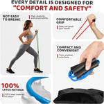 HPYGN Figure 8 Resistance Bands for Women and Men, 8 Shaped Exercise Bands for Arms, Chest, and Yoga