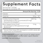 Sports Research Turmeric Curcumin C3 Complex Softgels with BioPerine and Organic Coconut Oil