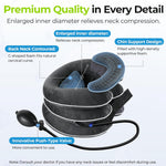 AUVON Inflatable Neck Stretcher for Cervical Traction in L Size