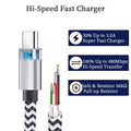 USB Type c Cable, 5 Pack (6FT) Nylon Braided USB C Cables 3A Fast Charging Charger for Samsung Galaxy S9/S8 Note8/9 20 10 S21 S20 S10 Plus C Cord