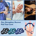 FitBeast Grip Strength Trainer - 9-Piece Hand Rehab Kit for Wrist, Finger & Forearm