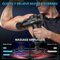 TOLOCO Massage Gun, Deep Tissue Back Massage, 10 Heads, Quiet Motor