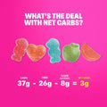 Shameless Snacks Sweet & Sour All-Stars, Sour Gummy Candy Variety Pack, Healthy, Vegan, Gluten-Free, Low Sugar, Fruit Snacks, Red Raspberry, Watermelon, Peach, Green Apple, Blue Raspberry, 6 Pack