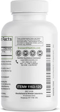 Bronson Ginkgo Biloba Extra Strength Supports Brain Function & Memory Support, 120 Vegetarian Capsules
