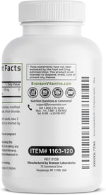Bronson Ginkgo Biloba Extra Strength Supports Brain Function & Memory Support, 120 Vegetarian Capsules