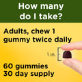 Nature Made Ashwagandha Gummies, Vegan, KSM 66 Ashwagandha Supplement for Stress Support, 60 Count