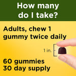 Nature Made Ashwagandha Gummies, Vegan, KSM 66 Ashwagandha Supplement for Stress Support, 60 Count