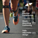 Cambivo Patellar Tendon Knee Straps 2 Pack for Pain Relief and Support
