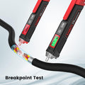 KAIWEETS Voltage Tester/Non-Contact Voltage Tester with Signal Percentage, Dual Range AC 12V/70V-1000V, Live/Null Wire Tester, Electrical Tester with LCD Display, Buzzer Alarm, Wire Breakpoint Finder