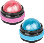 Coolrunner Manual Roller Massager, 2-Pack Handheld Self Massage Therapy Tool