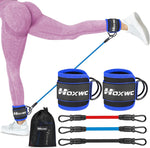 Ankle Resistance Bands with Cuffs for Leg, Booty & Hip Workouts