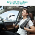 Nekteck Shiatsu Neck Massager with Heat for Pain Relief, 2026 Upgraded 3D Back Shoulder Kneading Massage Pillow, Black