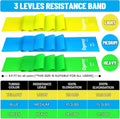 Resistance Bands for Strength Training, Yoga, Pilates, Recovery - 3 Levels