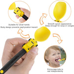 Construction Toddler Utensils - Toddler Forks and Spoons - Kids Construction Truck Utensils - Forks and Spoons Silverware Set - Christmas Birthday Gift for 1 2 3 4 5 year old, Yellow