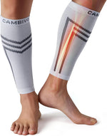 CAMBIVO Calf Compression Sleeve Men & Women- Shin Splint Brace Support for Legs Pain Relief, Varicose Vein Treatment