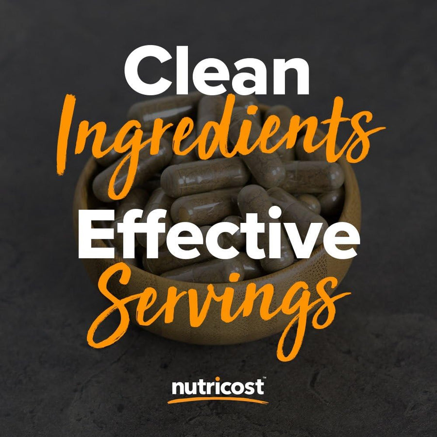 Nutricost Milk Thistle Extract 240 Capsules for 240 Servings Per Bottle - Vegan, GMO Free and Gluten Free