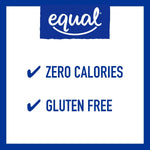 EQUAL 0 Calorie Sweetener, Aspartame and Acesulfame-K Sweetener Packets, Zero Calorie Sugar Alternative, Erythritol Free, 800 Ct (Pack of 1)