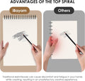 iBayam 9x12 Sketchbook, Spiral Bound Sketch Book for Kids, Teens Adults Artists Beginners, Drawing Supplies Art Supplies,100 Sheets (68lb/100gsm) Premium Drawing Pad for Sketching Writing Painting