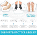 IRAMY Compression Ankle Support Socks Women - Wicking, Cushioned Athletic, Plantar Fasciitis Relief 2/3/6 Pairs