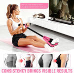 Upgraded Durable Pedal Resistance Band with Handle for Full-Body Workout