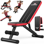 NICEPEOPLE Adjustable Weight Bench for Home Gym, 660LBS Capacity