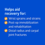 Medline Wrist and Forearm Splints, Medium, 10", Right Arm, for Immobilization and Support