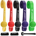 LEEKEY Resistance Bands for Workout, Exercise Bands with Door Anchor, Pull Up Assistance