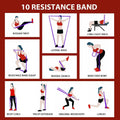 LEEKEY Resistance Bands for Workout, Exercise Bands with Door Anchor, Pull Up Assistance