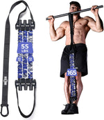 Innstar Heavy Duty Pull Up Assist Bands - Adjustable Resistance 165-265lbs with Fabric Feet/Knee Rest