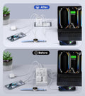 [2-Pack] USB C Wall Charger,60W 5-Port PD Fast USB C Charging Block,2USB C+3USB A Multiport Plug,Type C Power Adapter Brick Cube for iPhone 17/16/15/14/13/12/Pro Max/XS,iPad,for Switch,Samsung,Ultra 2