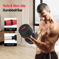 Adjustable Dumbbell Set: 20/30/40/60/80lbs Weights for Home Gym Workouts