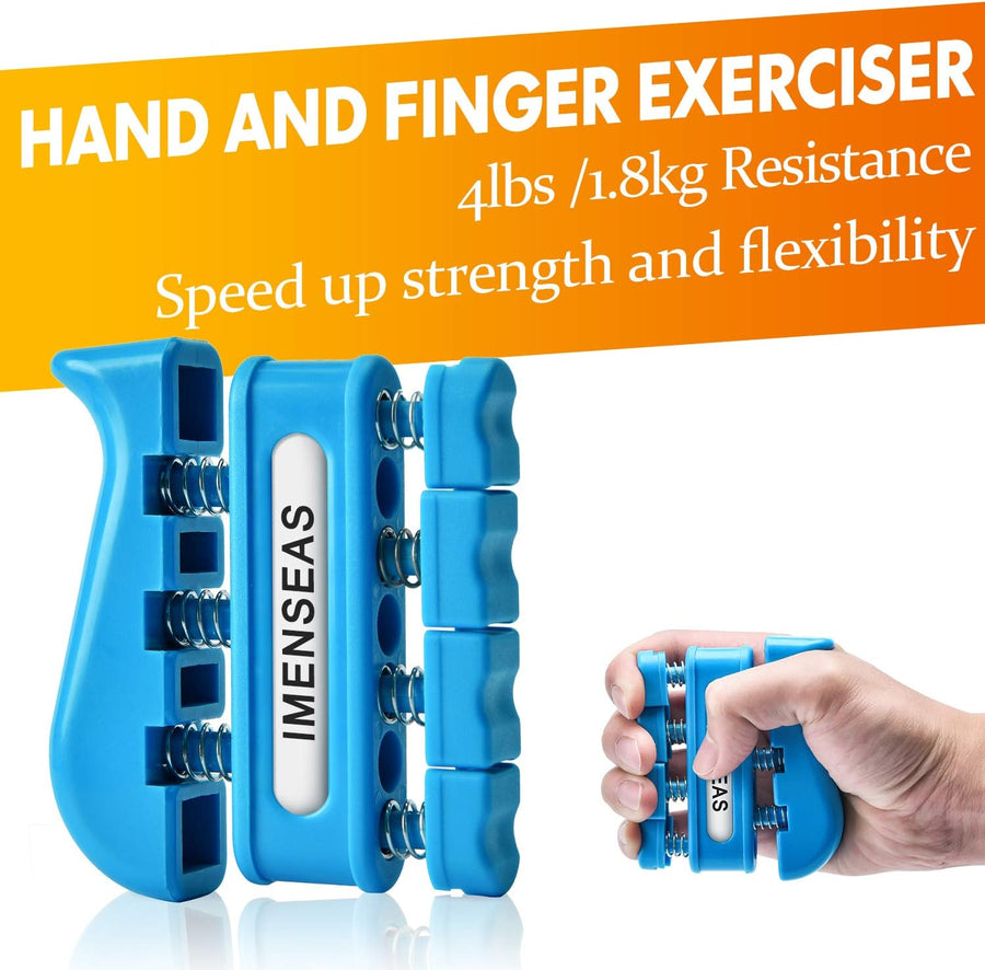 Grip Strength Trainer Kit - 7 Piece Adjustable Hand Exerciser Set