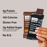 RXBAR Minis Protein Bars, Protein Snack, Snack Bars, Variety Pack, 7.3oz Box (8 Count)