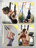 GHB 1.25" Olympic Rings Wooden Gymnastic Rings - Adjustable Straps, Workout Rings for Bodyweight Fitness