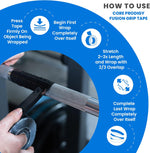 Core Prodigy Fusion Silicone Rubber Grip Tape for Pull Up Bars, Barbells & Sports Equipment