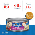 Sweet Sue Canned Chicken Breast with Rib Meat in Water - 11g Protein per Serving - Gluten Free, Keto Friendly - White Chicken Chunks Great for Snack, Lunch or Dinner Recipes - 5 oz (Pack of 24)