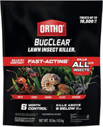 Ortho BugClear Lawn Insect Killer1, Kills Ants, Spiders, Ticks, Fleas, Armyworms and Grubs, Treats up to 16,500 sq. ft., 10 lb.