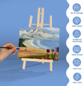 ESRICH Canvas Boards for Painting, 5 Pack Canvases for Painting 8x10 Cotton Primed Acid Free Blank Canvas Panels for Oil Paint, Watercolor, Acrylic Paint, Gouache and Tempera