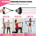 Resistance Bands with Handles for Women - 5 Levels, Yoga, Pilates, Therapy
