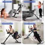 RELIFE Adjustable Ab Trainer Machine - Foldable Ab Cruncher, Full Body Workout, 440 LBS Capacity