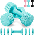 EQUIPRO Adjustable Dumbbell Set, 4-in-1 Free Weights for Women, 2-5 lbs