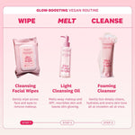 The Face Shop Rice Water Bright Makeup Remover Wipes for Face with Rice Extract, Brightening, Moisturizing, Infused with Cleansing Milk, Vegan Disposable Cleansing Facial Wipes, Korean Skin Care