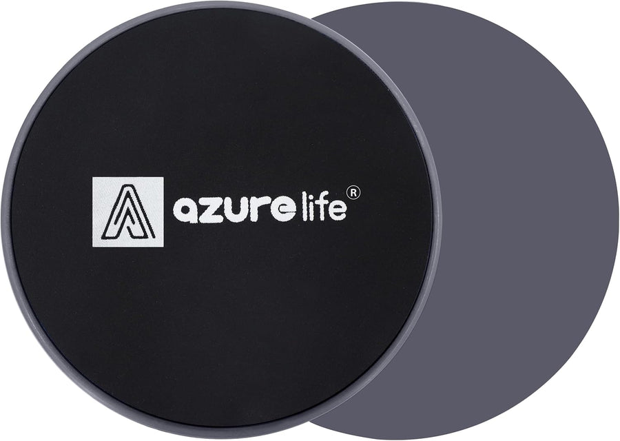 AZURELIFE Dual-Sided Exercise Core Sliders for Carpet & Hardwood
